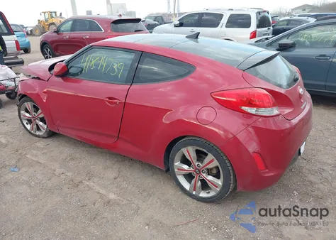 2016 Hyundai Veloster из США, поврежденный, VIN KMHTC6AD0GU304338